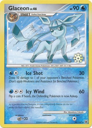 Glaceon (20/100) [Countdown Calendar Promos] | Cracking-Singles