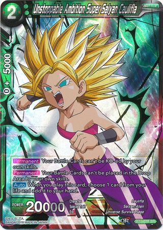 Unstoppable Ambition Super Saiyan Caulifla [BT3-078] | Cracking-Singles