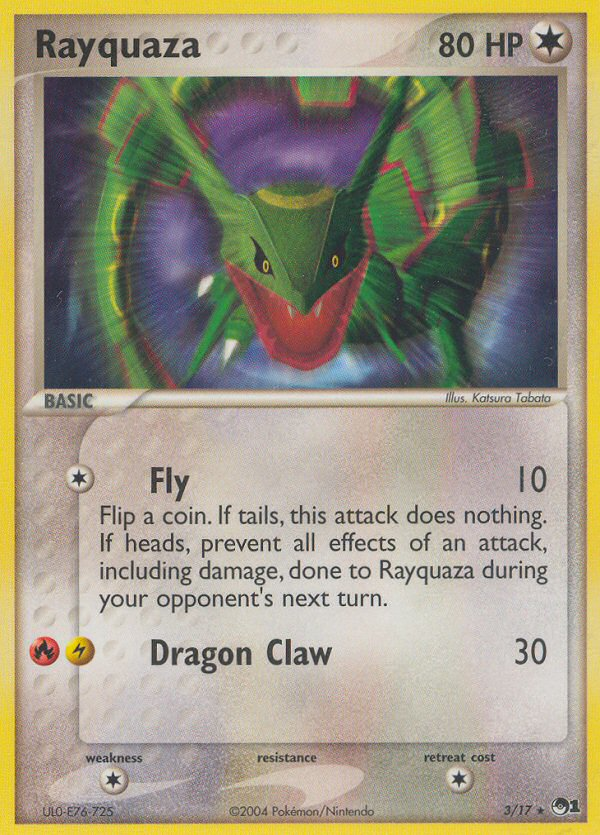 Rayquaza (3/17) [POP Series 1] | Cracking-Singles