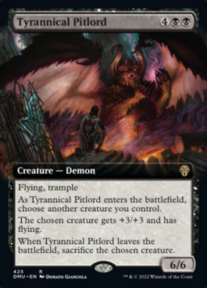 Tyrannical Pitlord (Extended Art) [Dominaria United] | Cracking-Singles