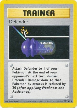 Defender (80/102) [Base Set Shadowless Unlimited] | Cracking-Singles