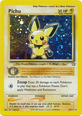 Pichu (12/111) [Neo Genesis Unlimited] | Cracking-Singles