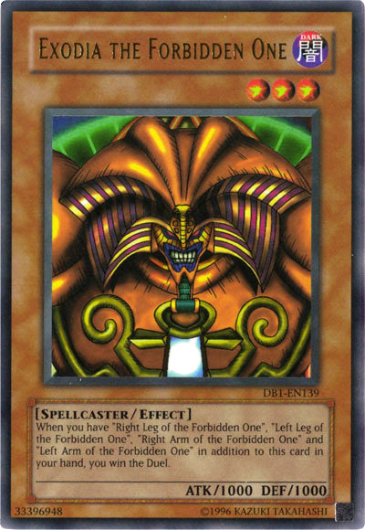 Exodia the Forbidden One [DB1-EN139] Ultra Rare | Cracking-Singles