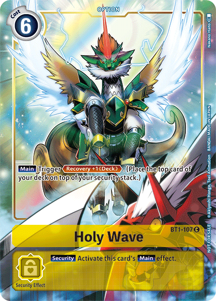 Holy Wave [BT1-107] (Dash Pack) [Release Special Booster Ver.1.5 Promos] | Cracking-Singles