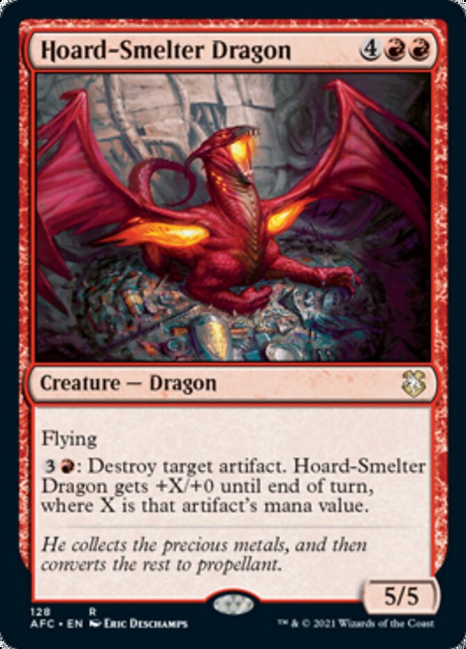 Hoard-Smelter Dragon [Dungeons & Dragons: Adventures in the Forgotten Realms Commander] | Cracking-Singles