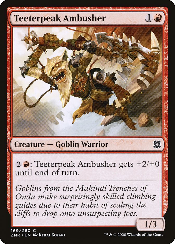 Teeterpeak Ambusher [Zendikar Rising] | Cracking-Singles