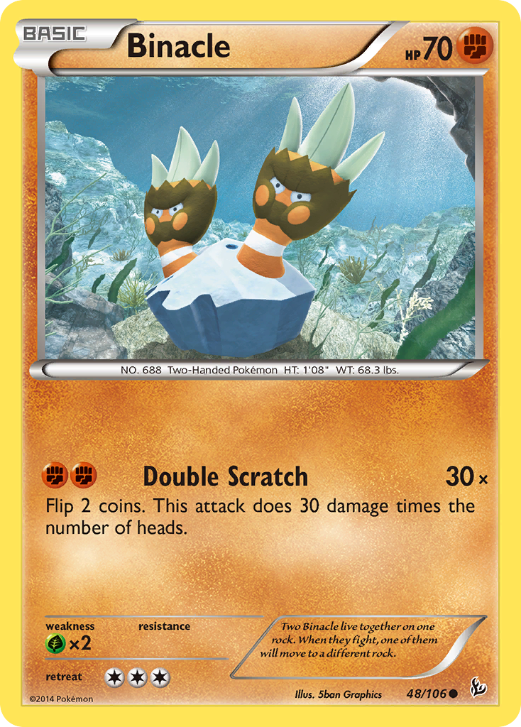 Binacle (48/106) [XY: Flashfire] | Cracking-Singles