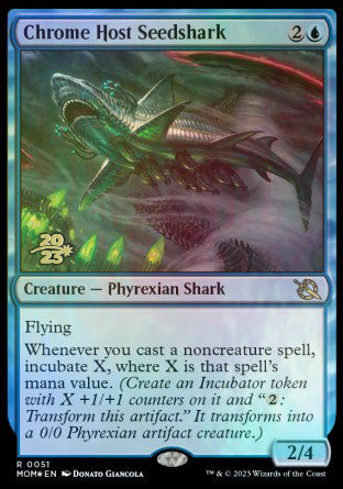 Chrome Host Seedshark [March of the Machine Prerelease Promos] | Cracking-Singles