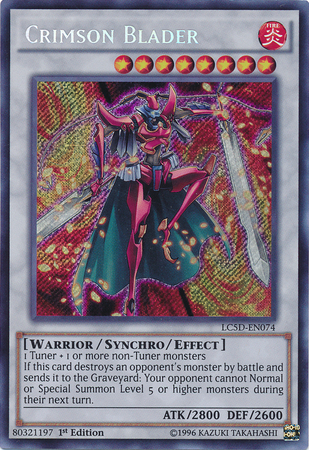 Crimson Blader [LC5D-EN074] Secret Rare | Cracking-Singles