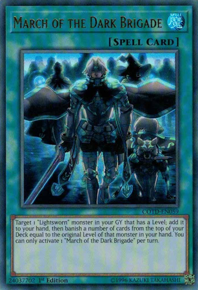 March of the Dark Brigade [COTD-EN059] Ultra Rare | Cracking-Singles