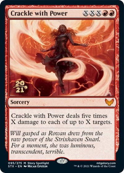 Crackle with Power [Strixhaven: School of Mages Prerelease Promos] | Cracking-Singles