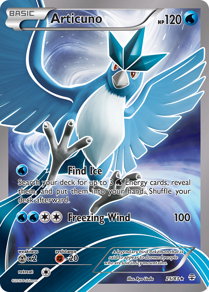 Articuno (25/83) [XY: Generations] | Cracking-Singles