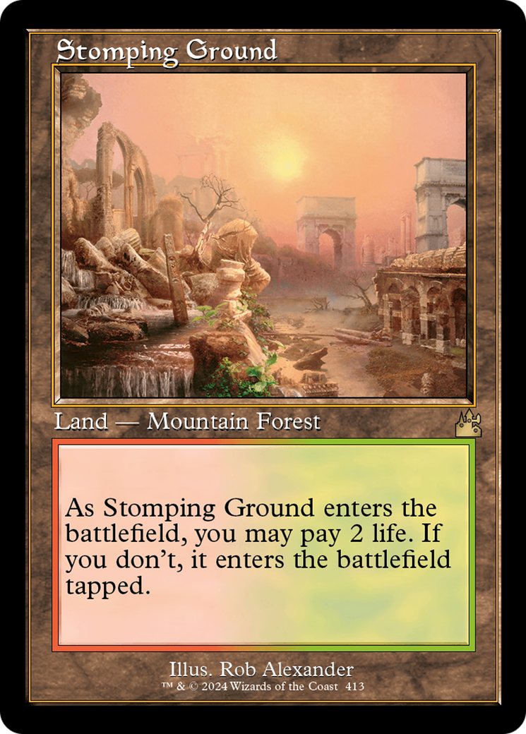 Stomping Ground (Retro) [Ravnica Remastered] | Cracking-Singles