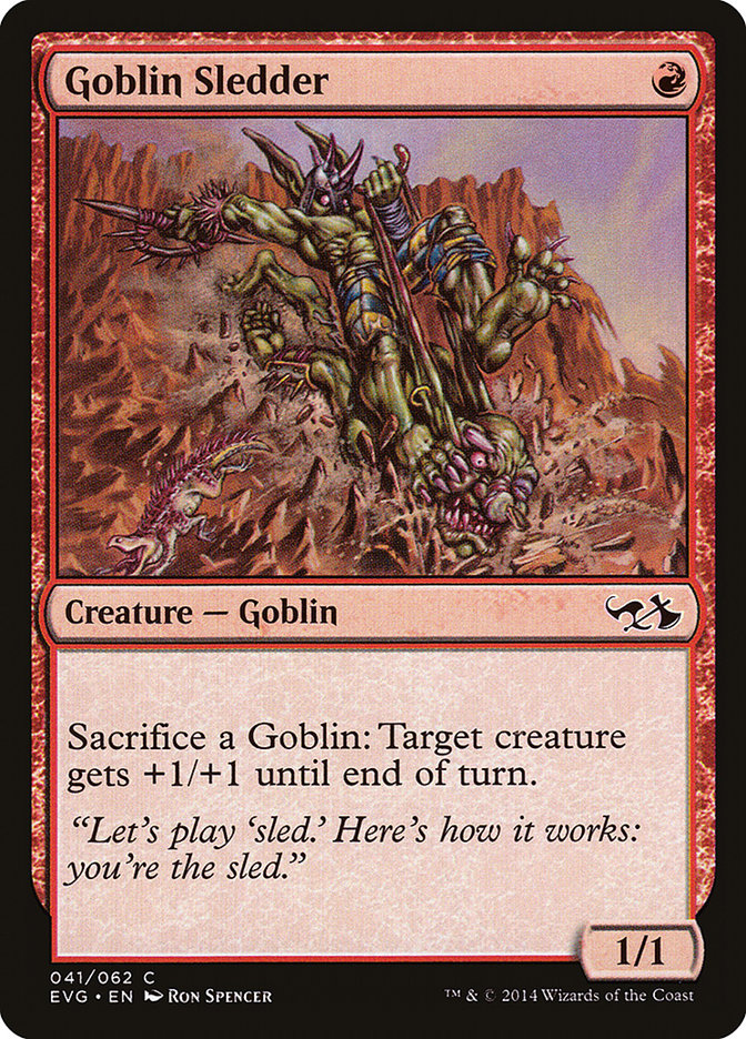 Goblin Sledder (Elves vs. Goblins) [Duel Decks Anthology] | Cracking-Singles