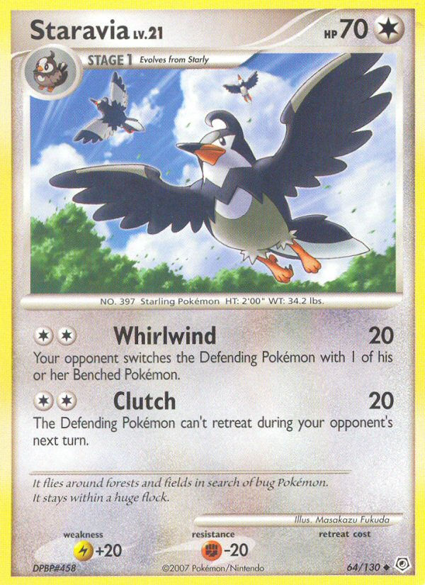 Staravia (64/130) [Diamond & Pearl: Base Set] | Cracking-Singles