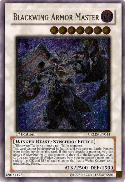 Blackwing Armor Master [CRMS-EN041] Ultimate Rare | Cracking-Singles