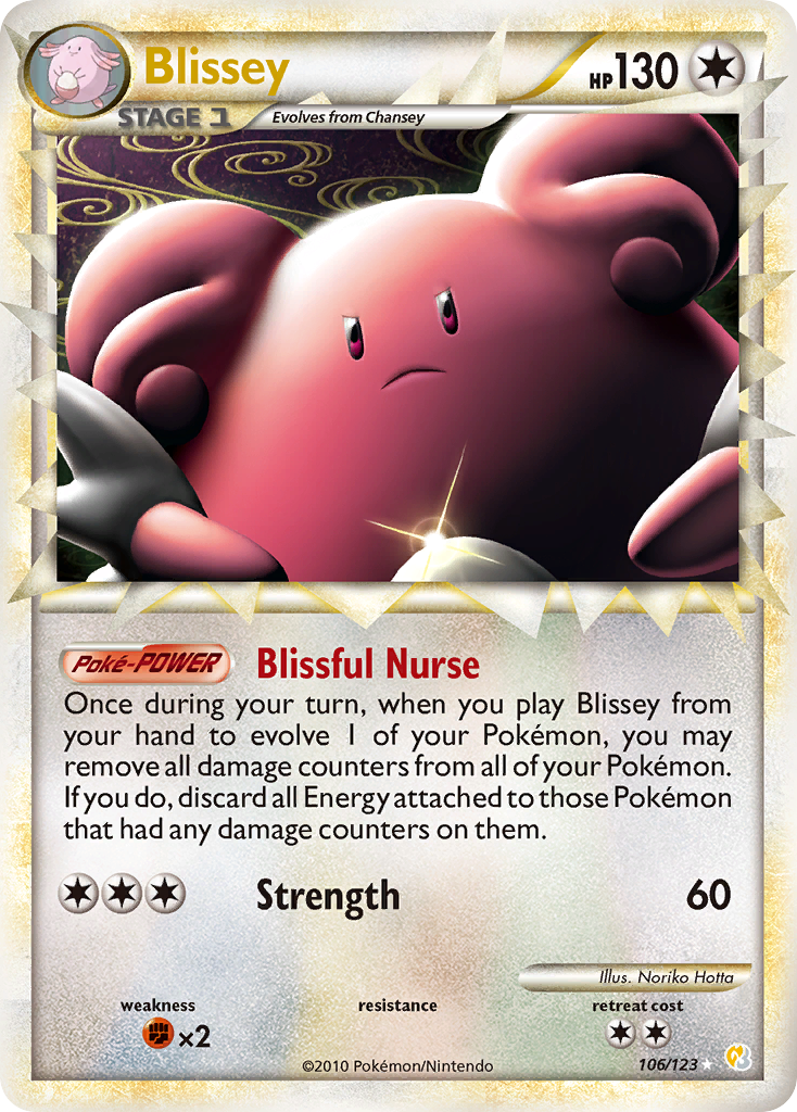 Blissey (106/123) [HeartGold & SoulSilver: Base Set] | Cracking-Singles