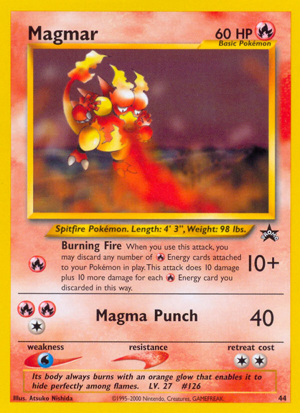 Magmar (44) [Wizards of the Coast: Black Star Promos] | Cracking-Singles