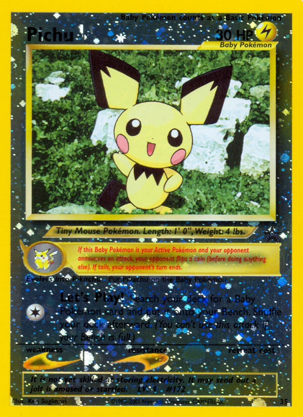 Pichu (35) [Wizards of the Coast: Black Star Promos] | Cracking-Singles