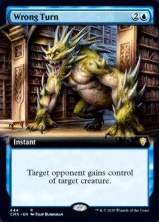 Wrong Turn (Extended Art) [Commander Legends] | Cracking-Singles