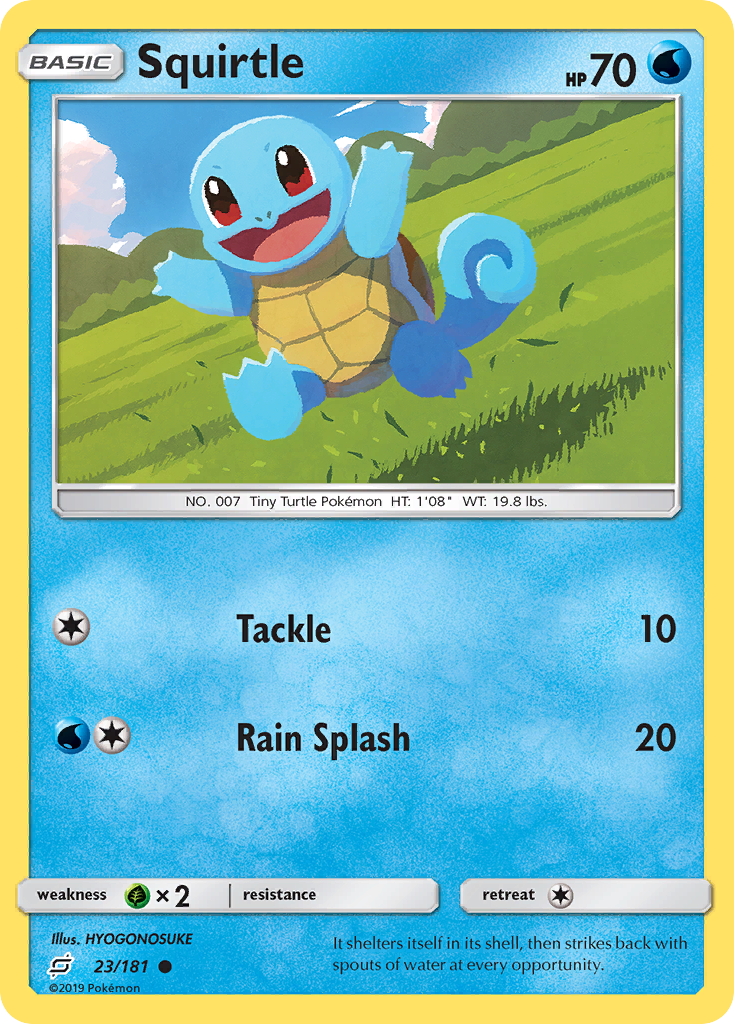 Squirtle (23/181) [Sun & Moon: Team Up] | Cracking-Singles