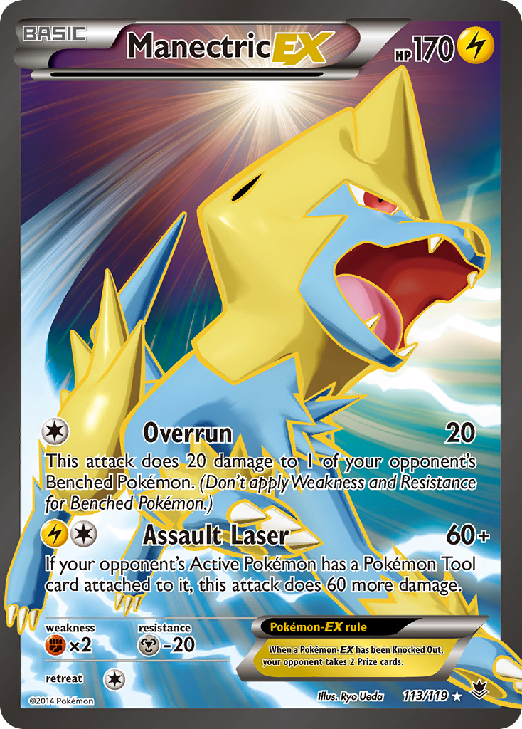 Manectric EX (113/119) [XY: Phantom Forces] | Cracking-Singles