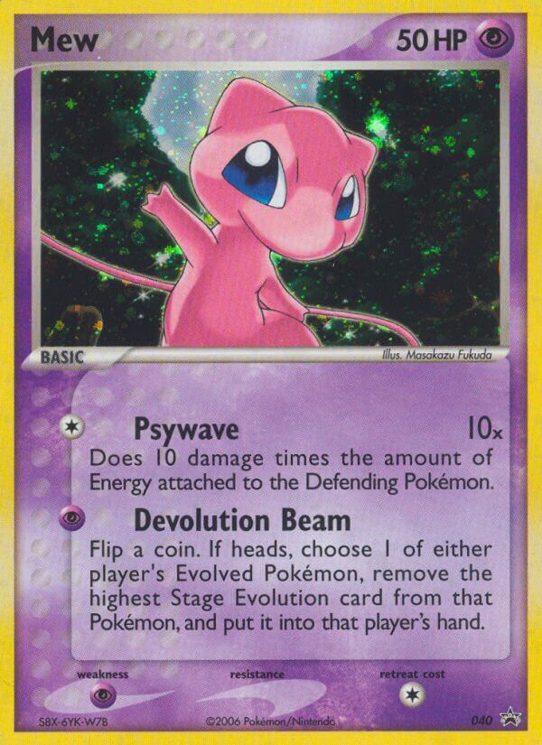 Mew (040) [Nintendo: Black Star Promos] | Cracking-Singles