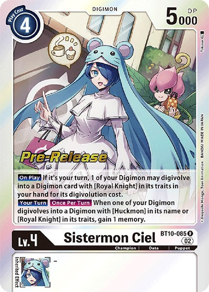 Sistermon Ciel [BT10-085] [Xros Encounter Pre-Release Cards] | Cracking-Singles