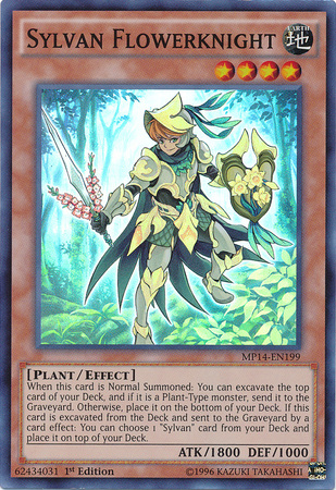 Sylvan Flowerknight [MP14-EN199] Super Rare | Cracking-Singles