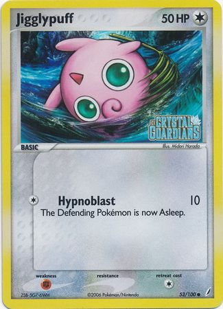 Jigglypuff (53/100) (Stamped) [EX: Crystal Guardians] | Cracking-Singles