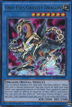 Odd-Eyes Gravity Dragon [BOSH-EN043] Ultra Rare | Cracking-Singles