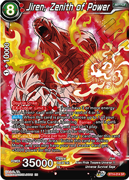 Jiren, Zenith of Power (BT14-014) [Cross Spirits] | Cracking-Singles