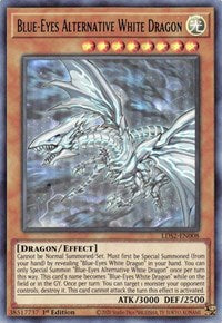 Blue-Eyes Alternative White Dragon (Green) [LDS2-EN008] Ultra Rare | Cracking-Singles