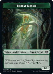 Powerstone // Forest Dryad Double-Sided Token [The Brothers' War Tokens] | Cracking-Singles