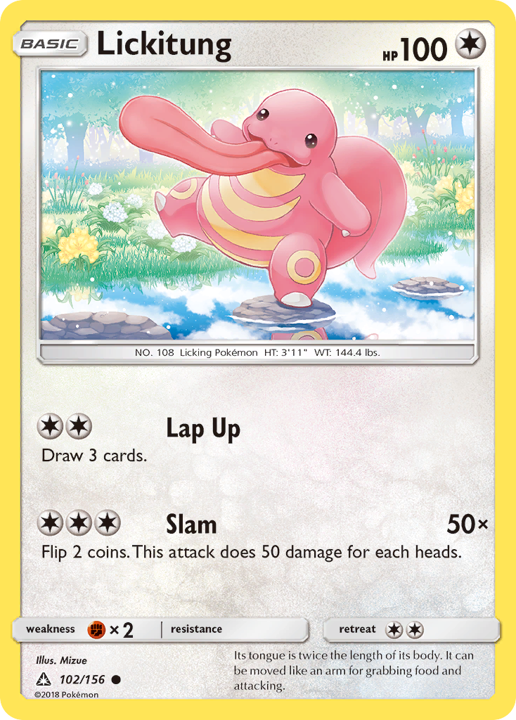 Lickitung (102/156) [Sun & Moon: Ultra Prism] | Cracking-Singles