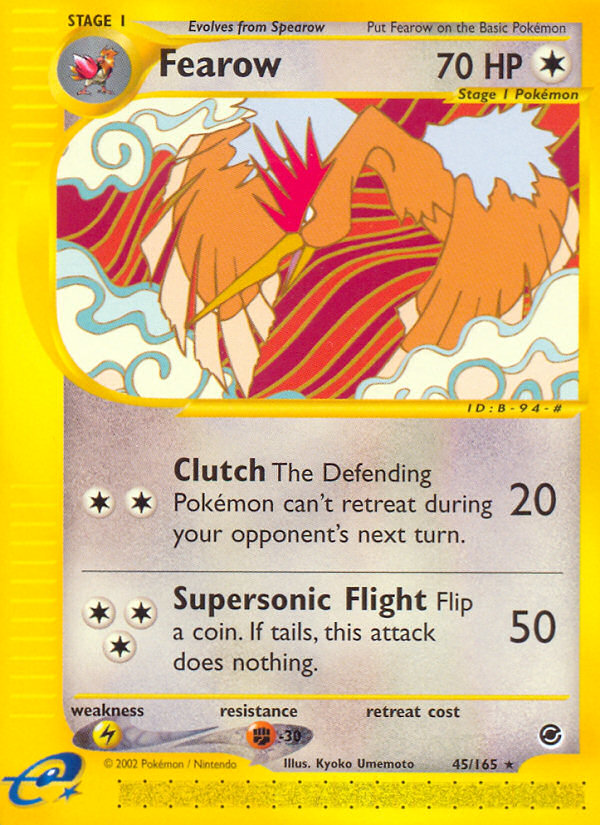 Fearow (45/165) [Expedition: Base Set] | Cracking-Singles