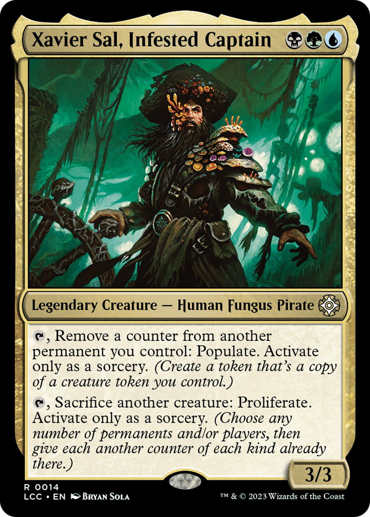 Xavier Sal, Infested Captain [The Lost Caverns of Ixalan Commander] | Cracking-Singles