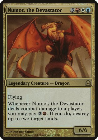 Numot, the Devastator (Oversized) [Commander 2011 Oversized] | Cracking-Singles