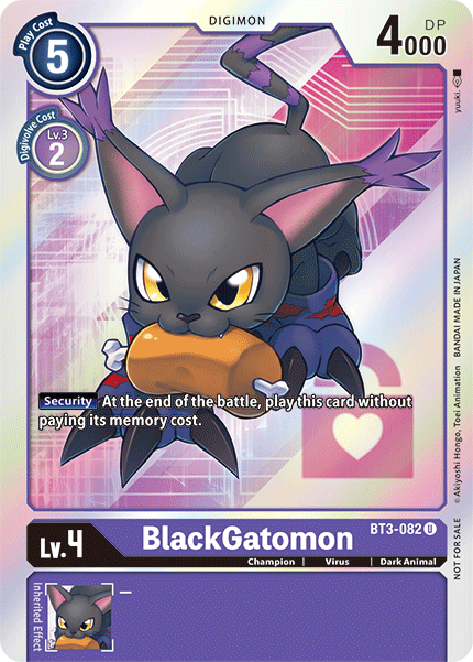 BlackGatomon [BT3-082] (Buy-A-Box Promo) [Release Special Booster Ver.1.5 Promos] | Cracking-Singles