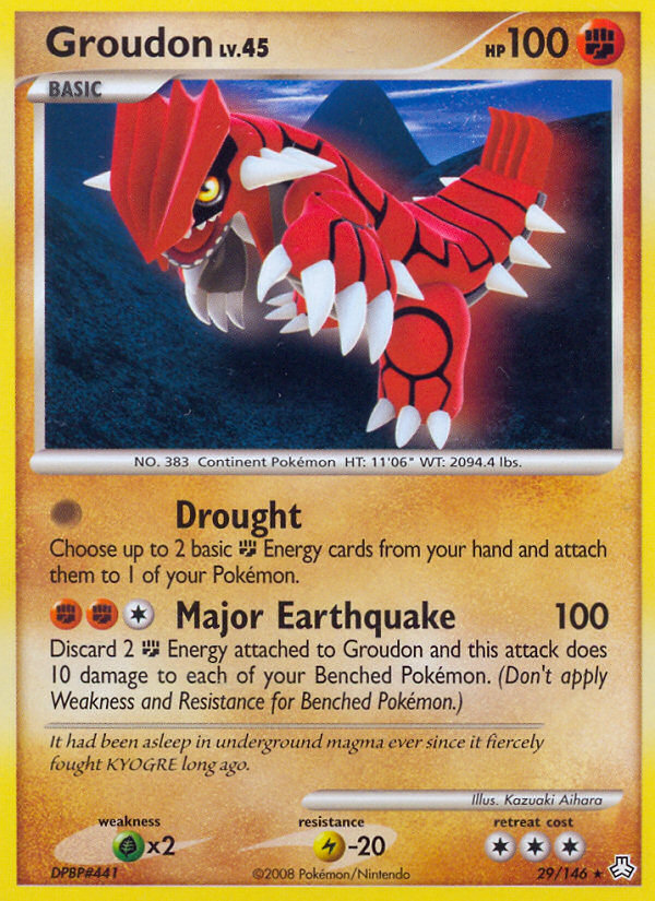 Groudon (29/146) [Diamond & Pearl: Legends Awakened] | Cracking-Singles