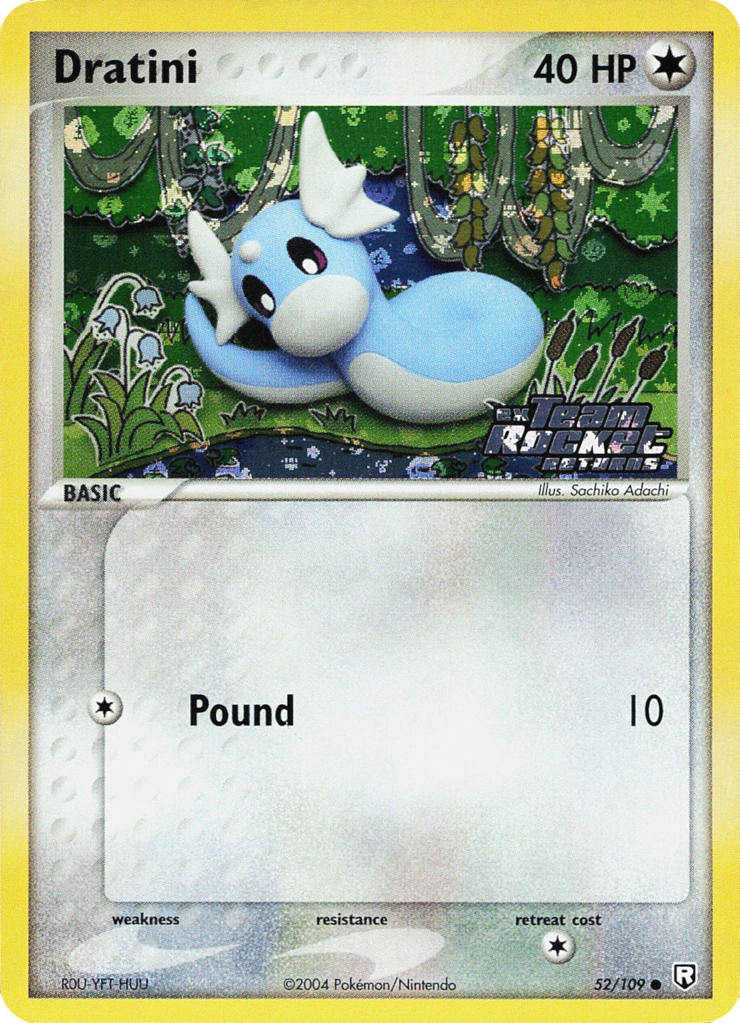 Dratini (52/109) (Stamped) [EX: Team Rocket Returns] | Cracking-Singles