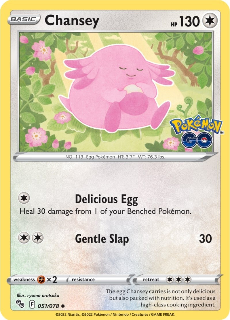 Chansey (051/078) [Pokémon GO] | Cracking-Singles