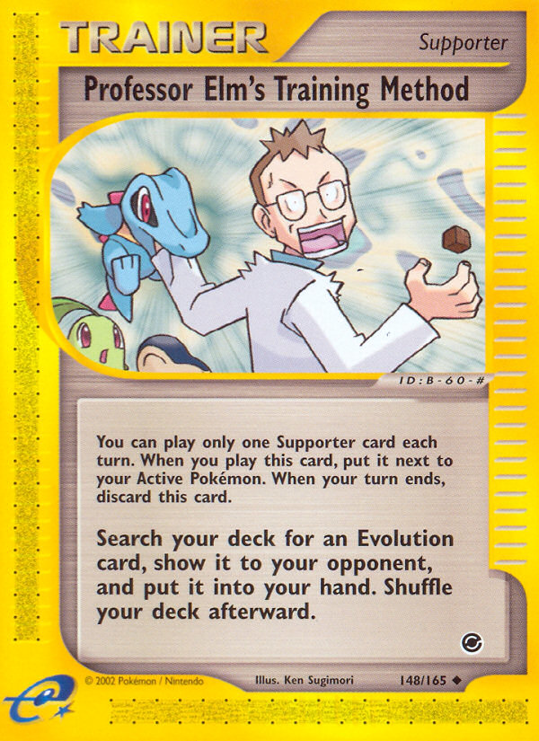 Professor Elm's Training Method (148/165) [Expedition: Base Set] | Cracking-Singles