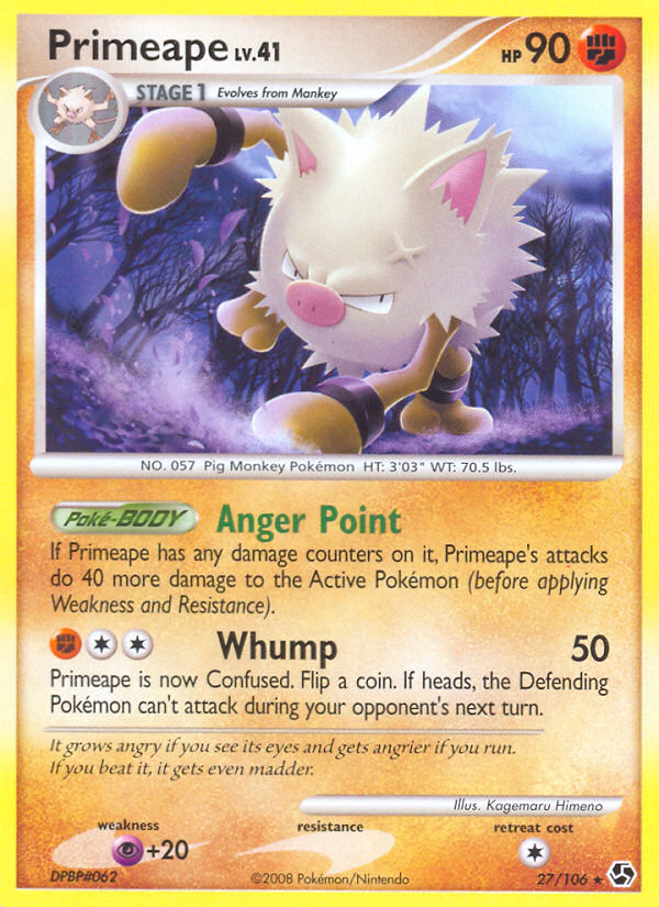 Primeape (27/106) [Diamond & Pearl: Great Encounters] | Cracking-Singles