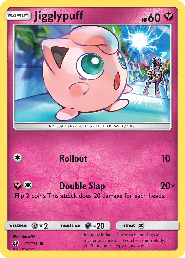 Jigglypuff (71/111) [Sun & Moon: Crimson Invasion] | Cracking-Singles