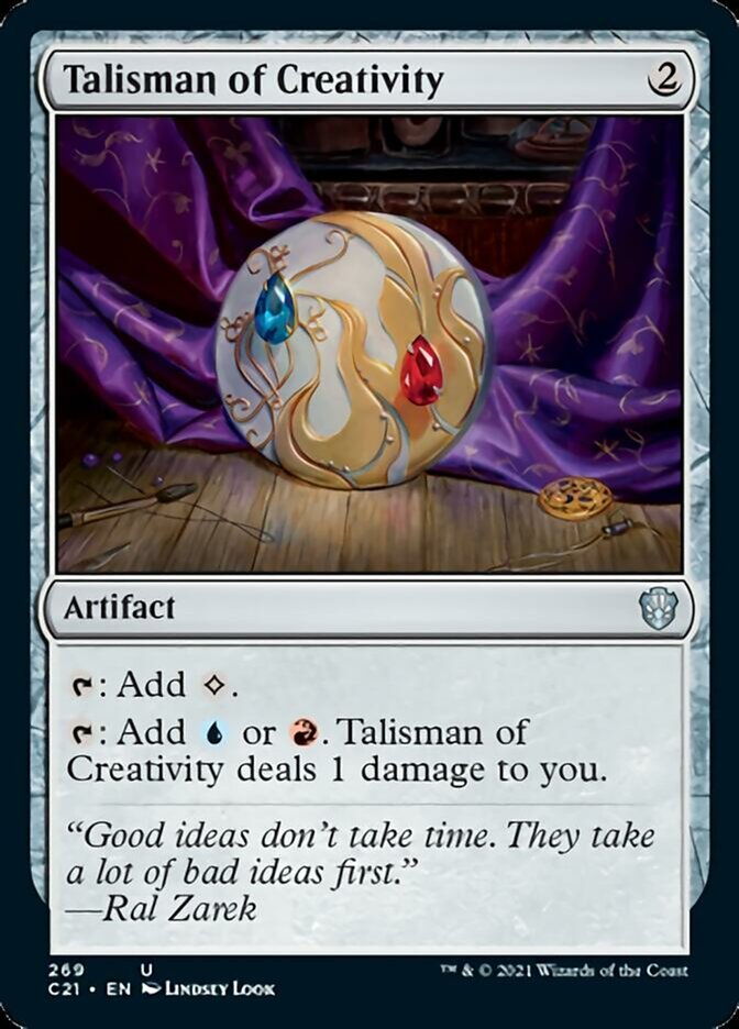 Talisman of Creativity [Commander 2021] | Cracking-Singles