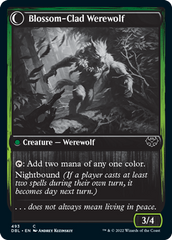 Weaver of Blossoms // Blossom-Clad Werewolf [Innistrad: Double Feature] | Cracking-Singles