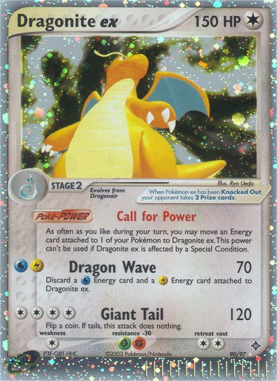 Dragonite ex (90/97) [EX: Dragon] | Cracking-Singles