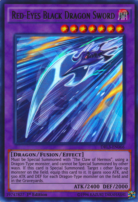 Red-Eyes Black Dragon Sword [DRL3-EN066] Ultra Rare | Cracking-Singles