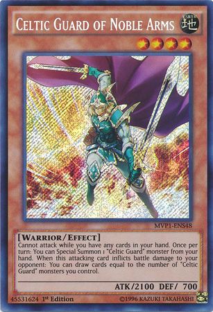 Celtic Guard of Noble Arms [MVP1-ENS48] Secret Rare | Cracking-Singles